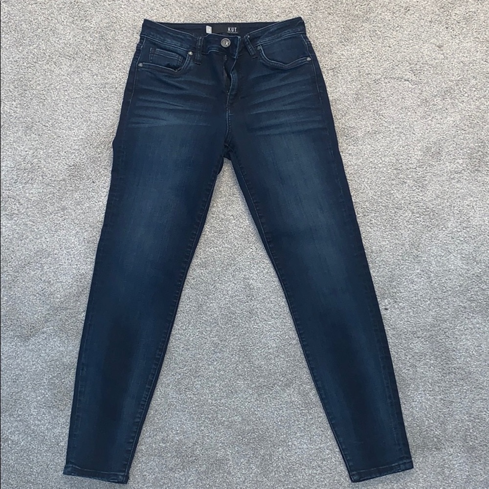 KUT denim cropped